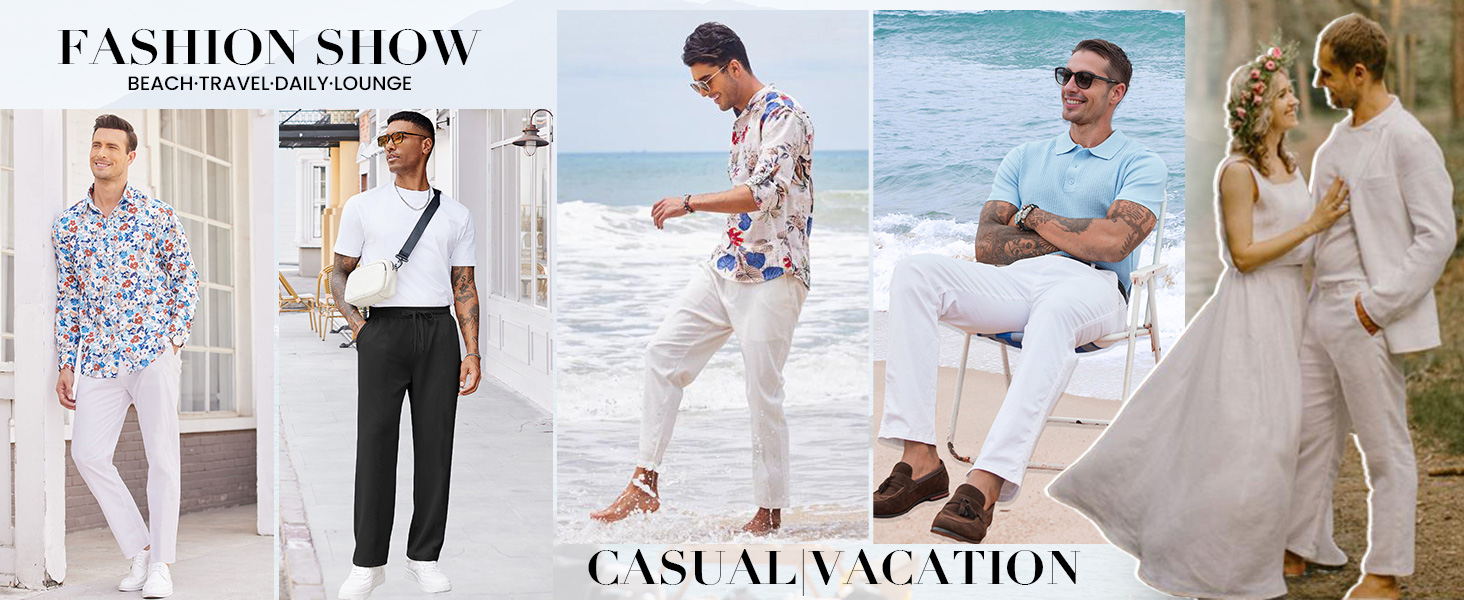 coofandy linen pants men