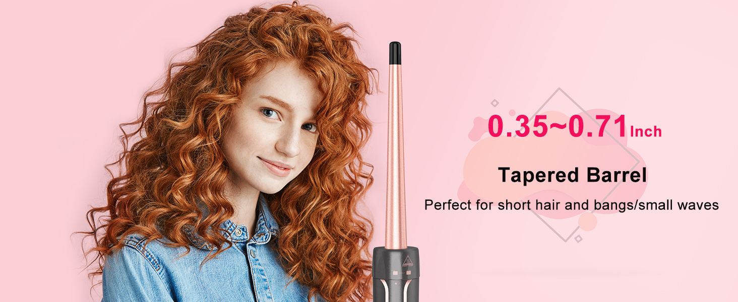 small curler luxury curling iron curling wand for curly hair 1inch curl wand thin hair thick hair