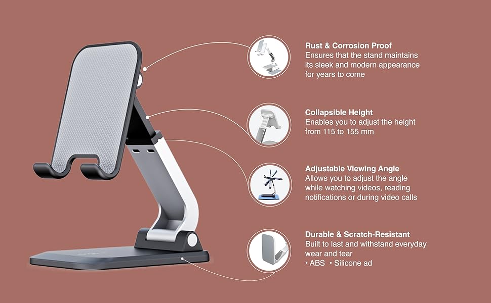 mobile stand adjustable
