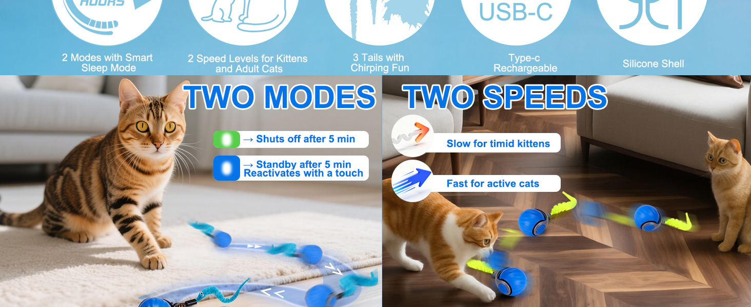 Interactive Cat Toy Ball