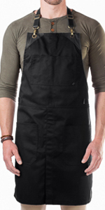 A&S () Apron 2 黒 black0231M70031000Work-apron-2