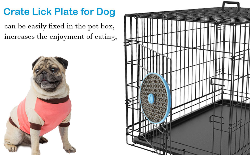 Lick Mat for Dogs, Crate Toys for Dogs/Dog Crate Lick Pads