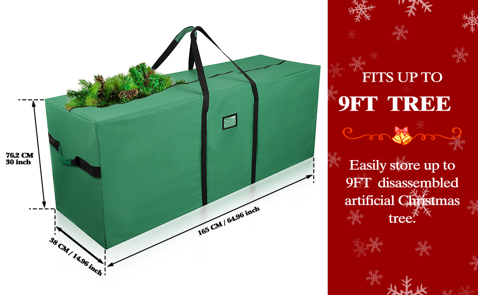 Christmas Tree Storage Bag Fits Up to 9 FT Christmas Trees Heavy