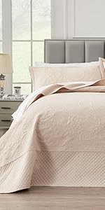 California King Oversized Bedspread Set for Extra Wide King Bed
| Extra Wide King Cal King Bedding Set with Shams in C044e44b 51c9 466b 84e8 86b1f8b06657. CR0,0,267,534 PT0 SX150 V1