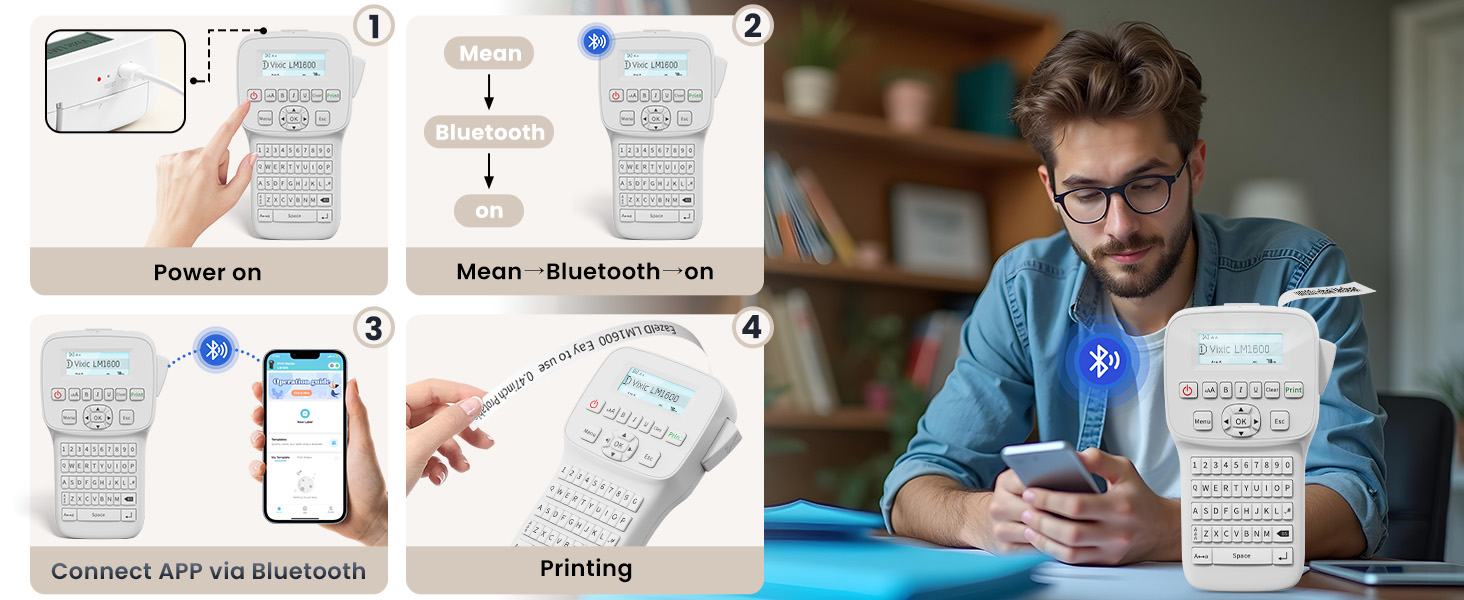 label maker machine with tape