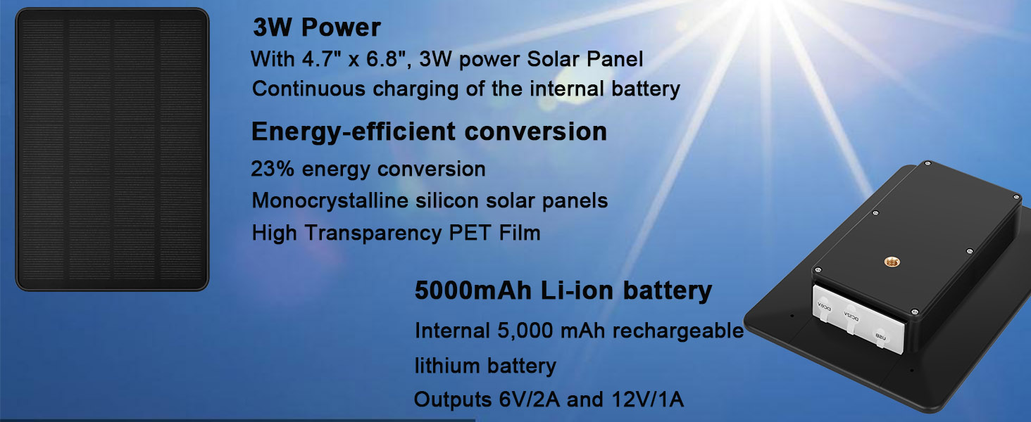 solar panel for trail camera