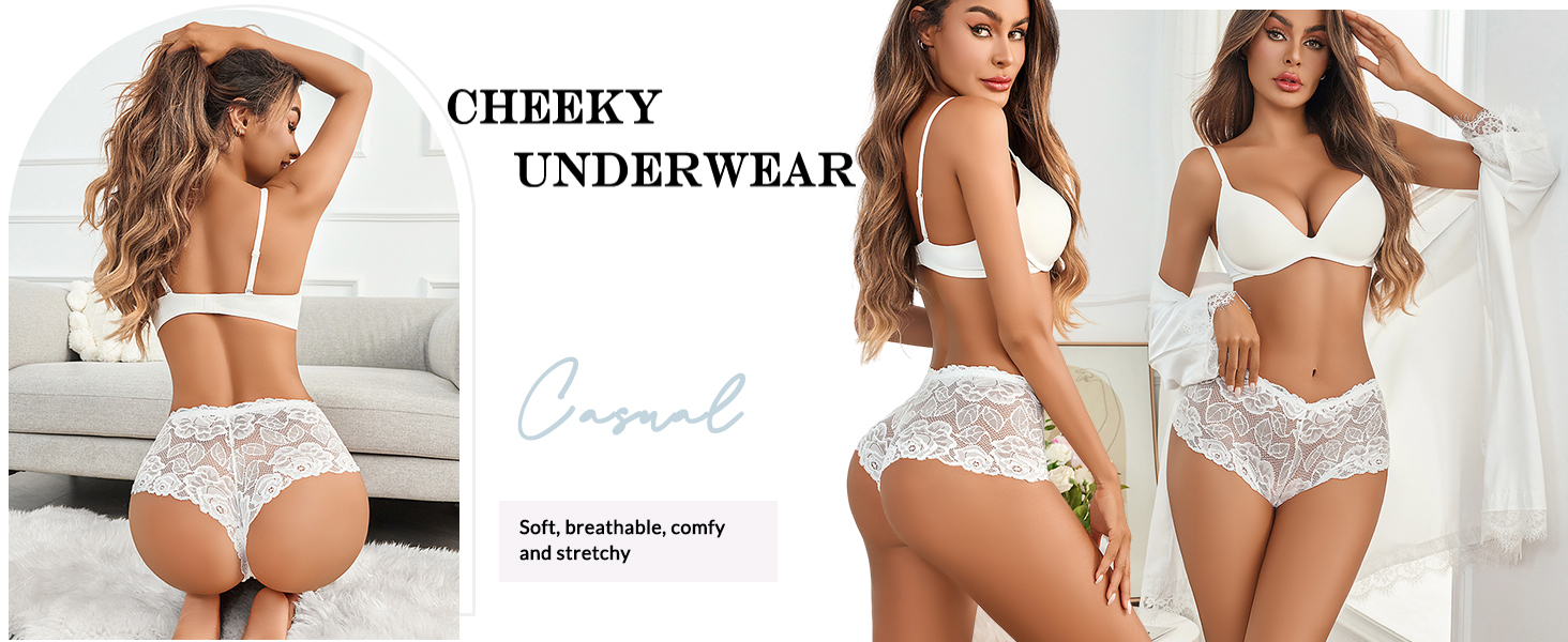 cheeky panties for women pack