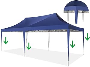 easy up canopy 10 x 20 pop up canopy sunshade canopy outdoor canopy portable 10x20 canopy party tent