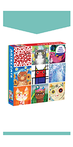 Amazon.com: Mudpuppy Artsy Cats 500 Piece Family Jigsaw Puzzle