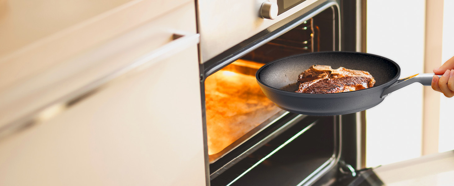 Ninja C30020 Foodi NeverStick Premium 8Inch Fry Pan, Hard