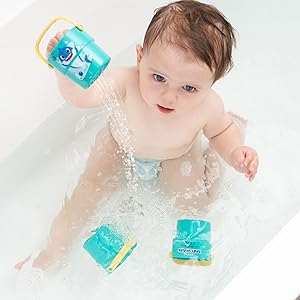 Baby shark 3 pack bath cups