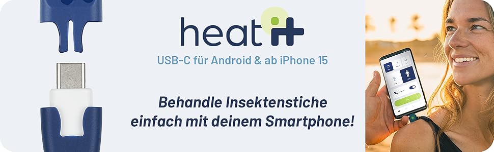 heat it - Die smarte Behandlung von Insektenstichen mit deinem Smartphone