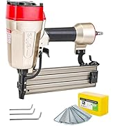 meite Concrete T Nailer with 400 PCS 1-1/4 Inch Concrete Nails, Pneumatic 14 Gauge Heavy Duty Air...