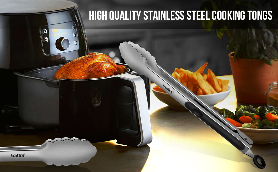 stainless steel tongs