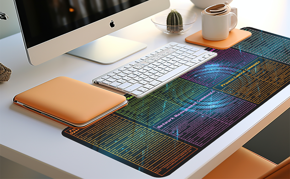 Amazon.com: Raryine Linux Command line Mouse pad, Large Cheat Sheet ...