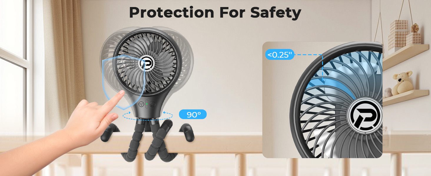 stroller fan rechargeable