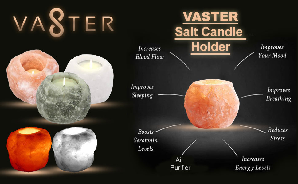 Vaster Premium Quality Himalayan Salt Lamp Crystal Rock Hand Crafted Lamps Healing Ionizing
