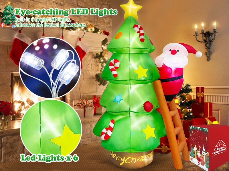 outdoor christmas decorations inflatable