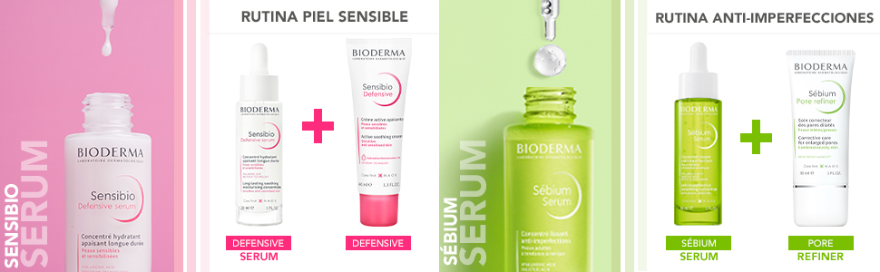 bioderma, Sueros
