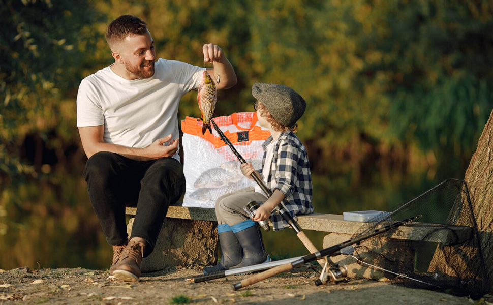 NVAAV Fishing Fish Weigh in Bag Large Size 24 IN x 24 IN Tournament Catch