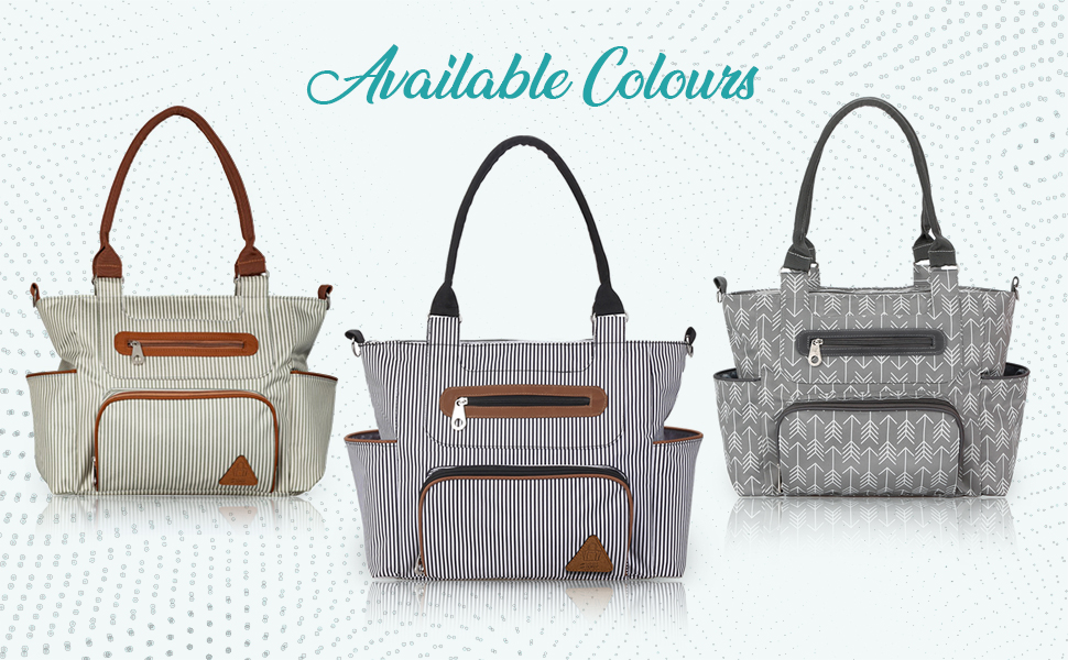 Little Story Diaper Bag Set of 6 with Stroller Hooks