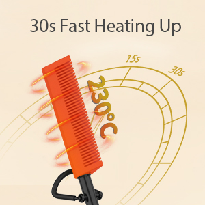 Hot Comb Hair Straightener for Wigs