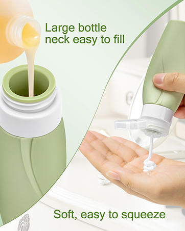 Silicone Travel Bottles Set