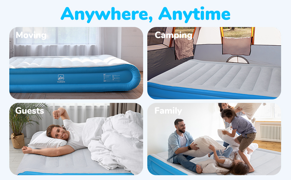 Amazon.com: Valwix Twin Air Mattress with Built-in Pump ...