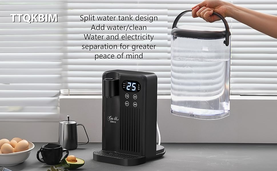 Portable instant hot water dispenser
