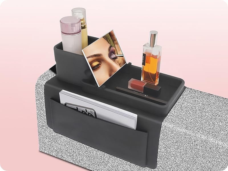 couch caddy with cup holder