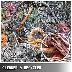 VEVOR Machine A Denuder Manuelle HXSD-025mini, Pince A Denuder Manuelle 1.5-20mm, Pour Recycler Les Fils De Cuivre/enlever Lisolant En Plastique Et En Caoutchouc Des Fils De Ferraille Intacts 13 Machine à Dénuder