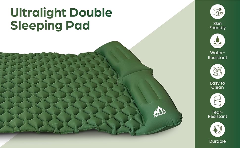 Ultralight, skin friendly, water-resistant, easy to clean, tear-resistant, durable, portable