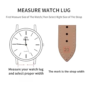 wide lug watch band