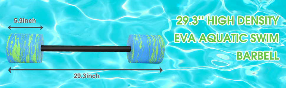 Aquatic Exercise Equipment Swim Barbell pool barbell Swim Dumbbell