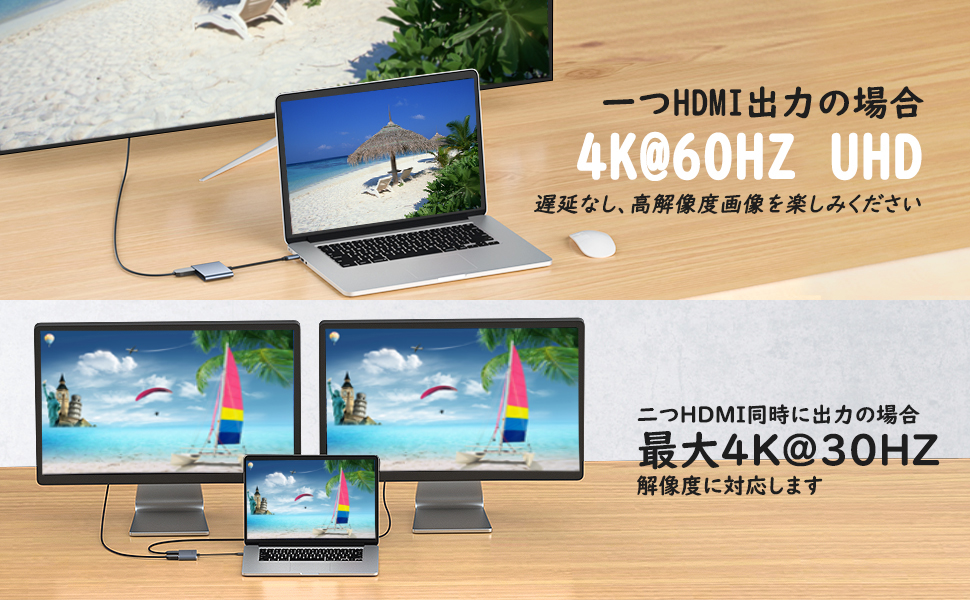 hdmi モニター　iMac Amazon | MacBook Pro Air用ドッキングステーション、USB Cハブ