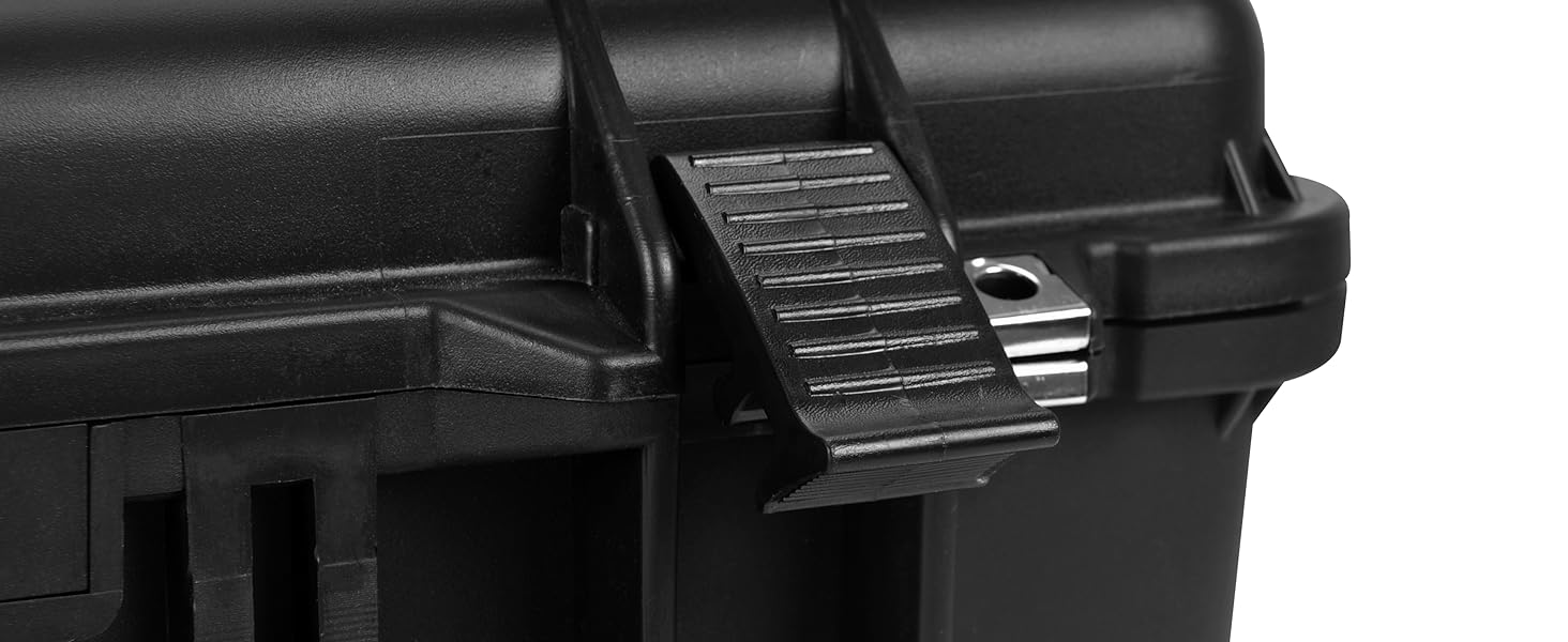 MEIJIA Large Rolling Portable Waterproof Hard Camera Case with