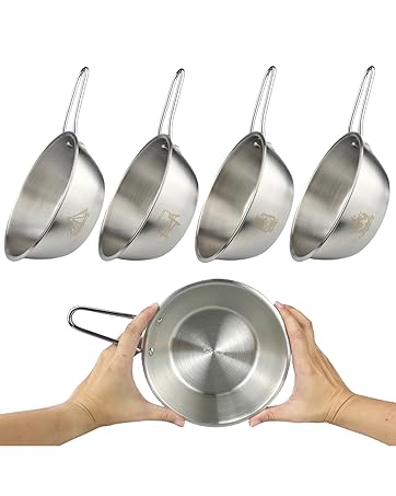 camping bowl with handle