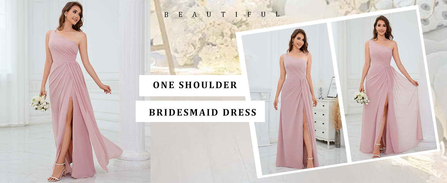 one shoulder dress