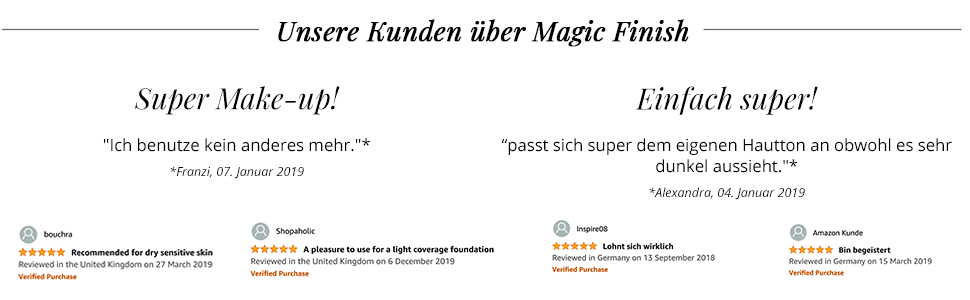 Magic finish