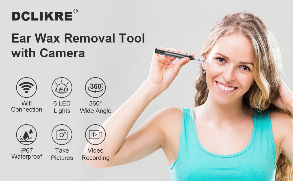 ear cleaner with camera and light