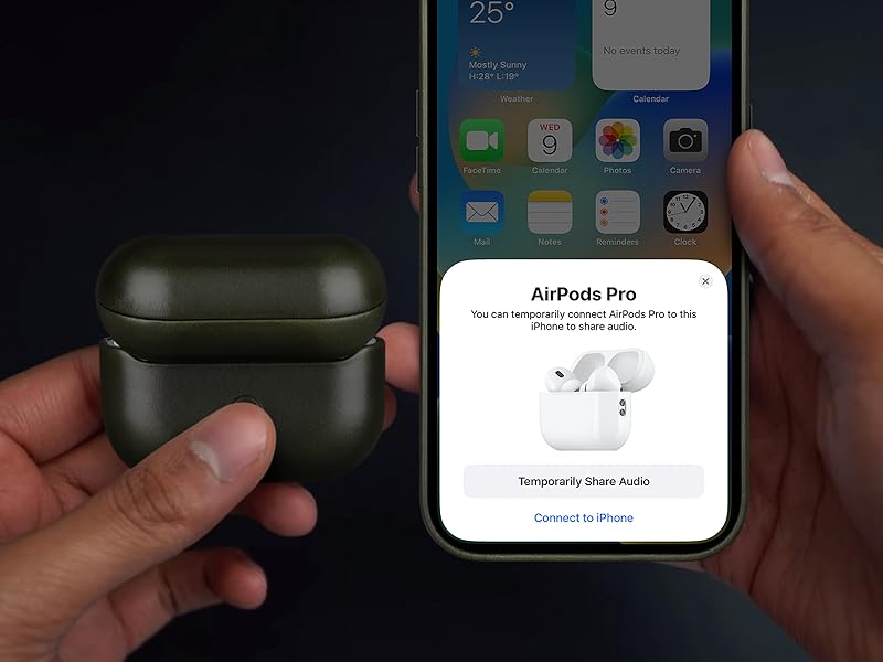 Amazon.com: Maogoam Leather Case for AirPods Pro 2, Genuine