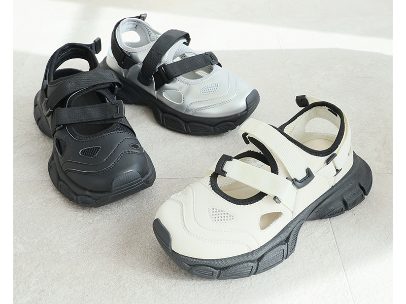 【ALDO】本革レザー ★ 厚底 ★ 脚長効果 ★ ベルクロ・サンダル 210.jpg