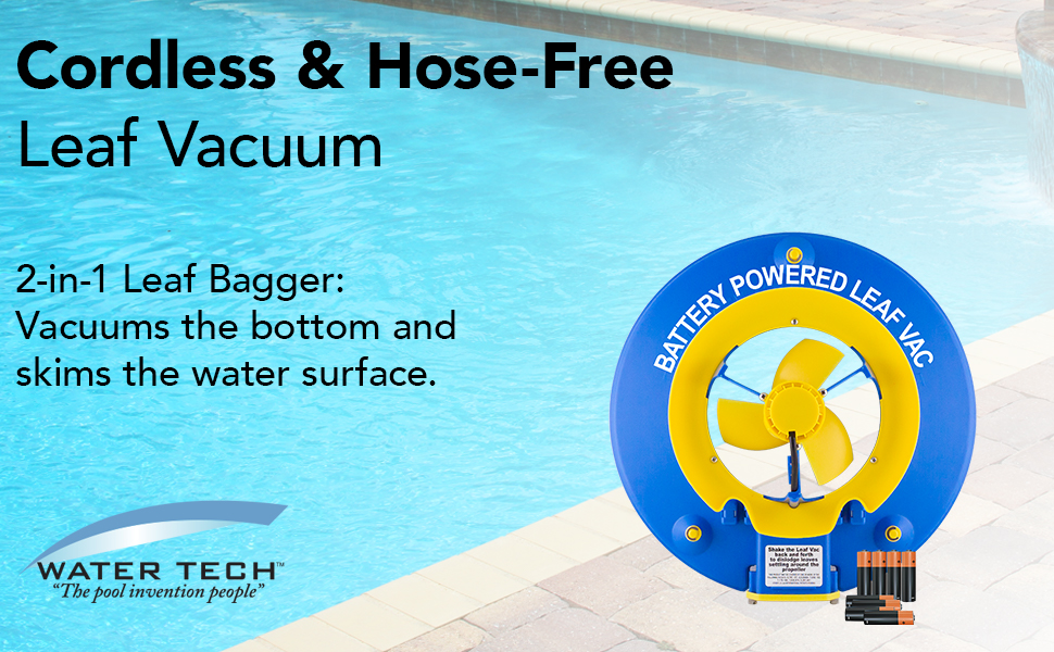 POOL BLASTER Water Tech Leaf Vac Cordless Battery