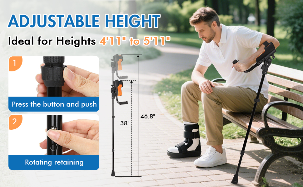 Forearm Crutches for Adults