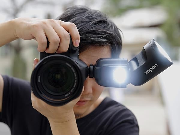 Amazon | Godox V1Pro-C ストロボ フラッシュ スピードライト