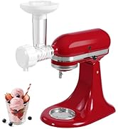Gdrtwwh Frozen Fruit Ice Cream Attachment for all Mixer Models, Make healthy homemade dairy-free ...