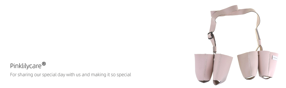 Mastectomy Drain Pouch Shower Pockets with 4 Pockets for Double Mastectomy Breast Surgery