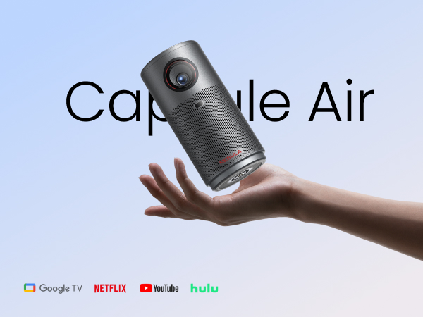 Projektor NEBULA Capsule Air Google TV, oficjalna licencja