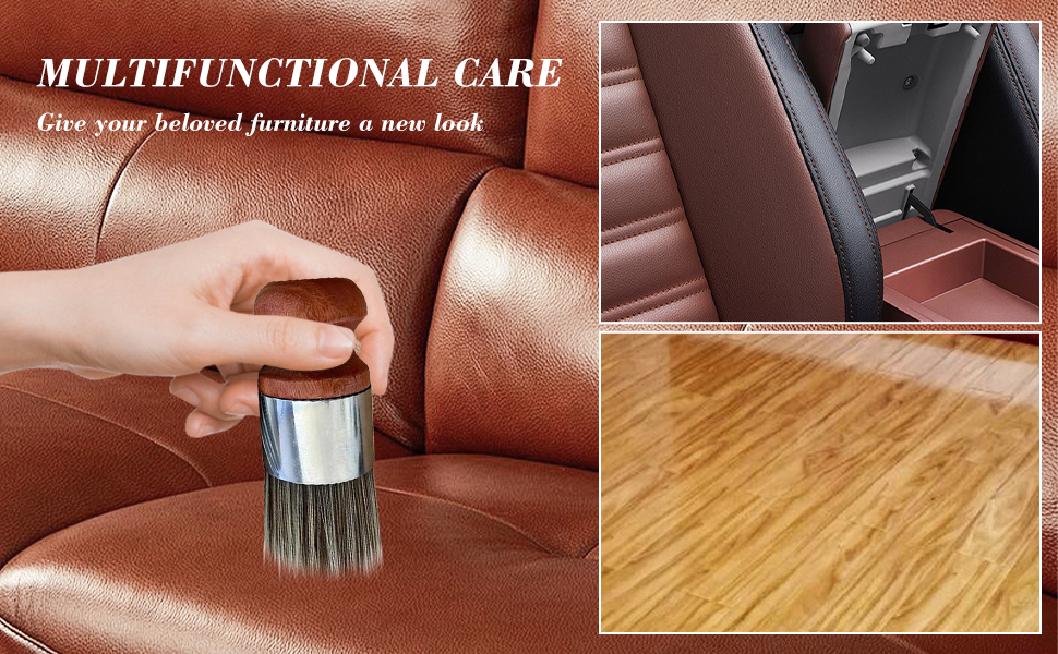 Wise Owl Furniture Salve For Leather, 2024 New Furniture Leather Salve And Brushes