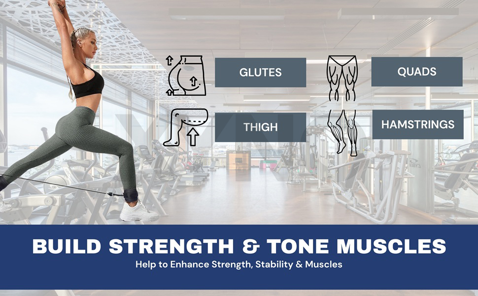 ankle resistance bands working out with cuffs leg training workout equipment for hips